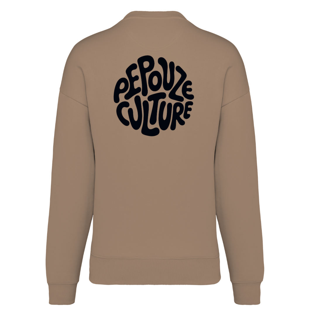 Sweat Adulte Pepouze Culture Mocha Noir