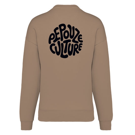 Sweat Adulte Pepouze Culture Mocha Noir
