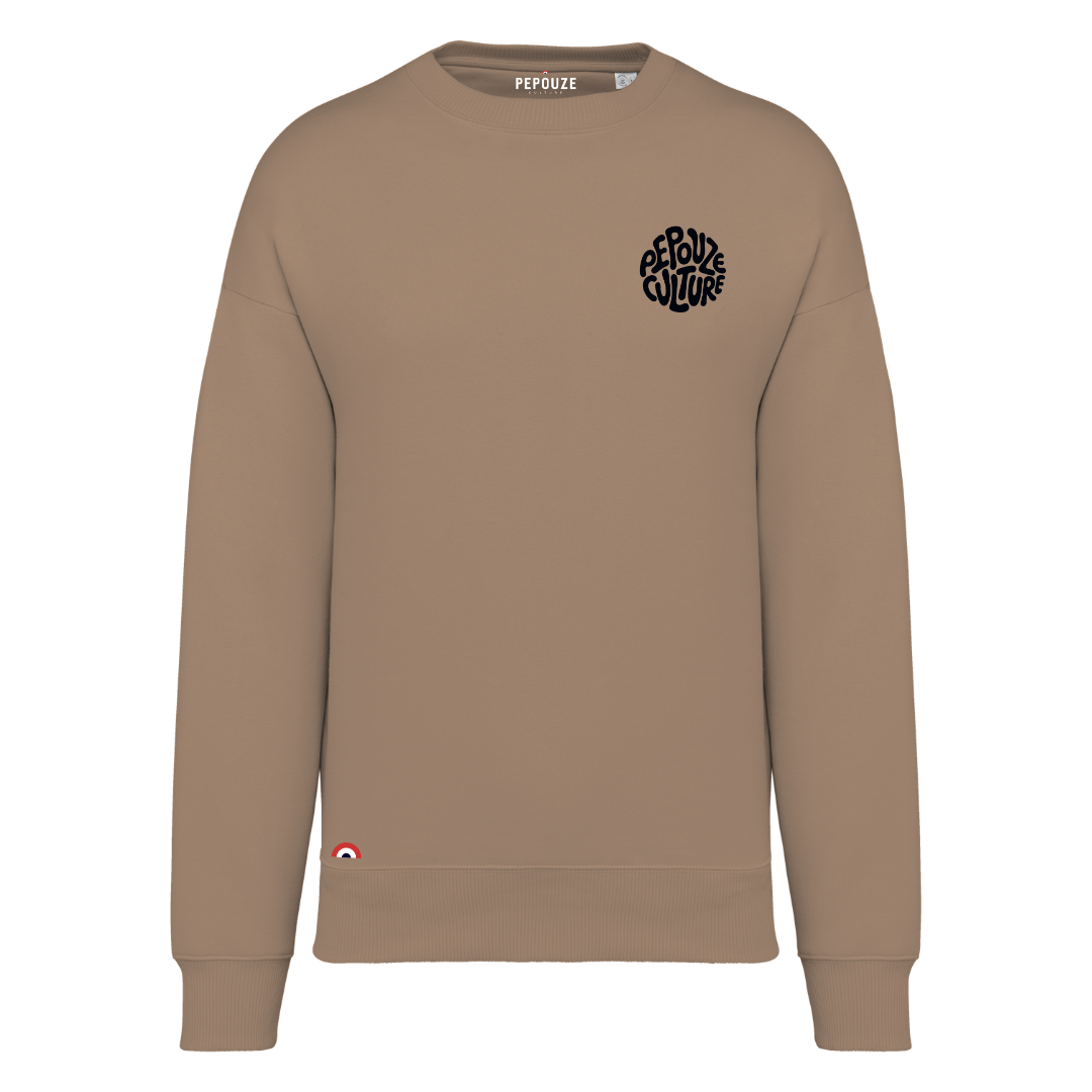 Sweat Adulte Pepouze Culture Mocha Noir