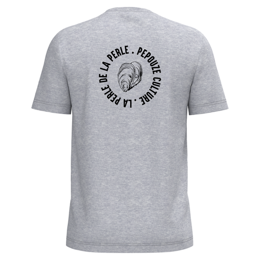 Tee-Shirt Adulte La Perle Gris Noir
