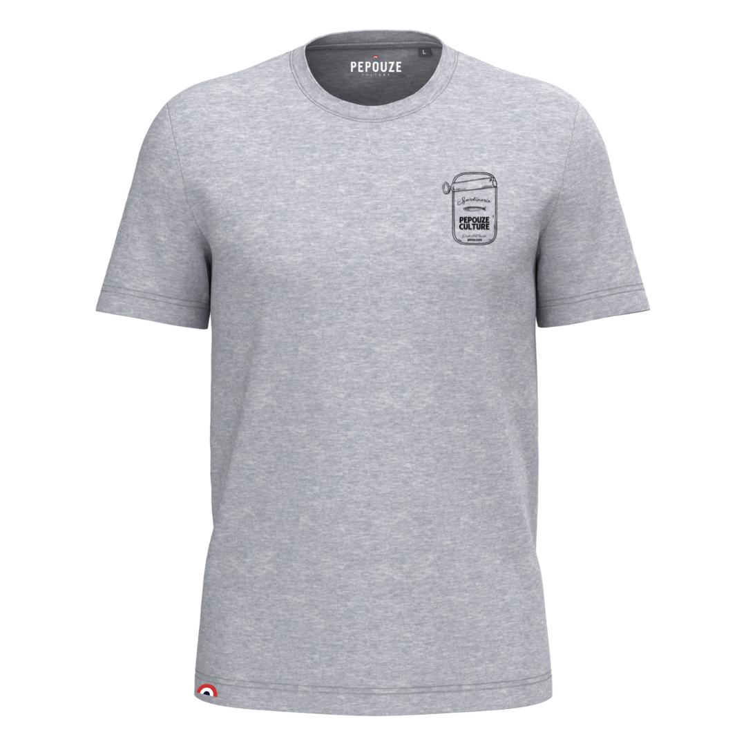 Tee-Shirt Adulte Sardinerie Gris Noir