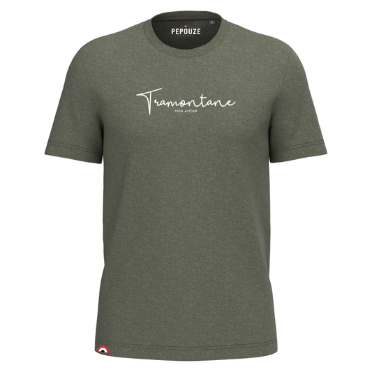 Tee-Shirt Adulte Tramontane Kaki Blanc