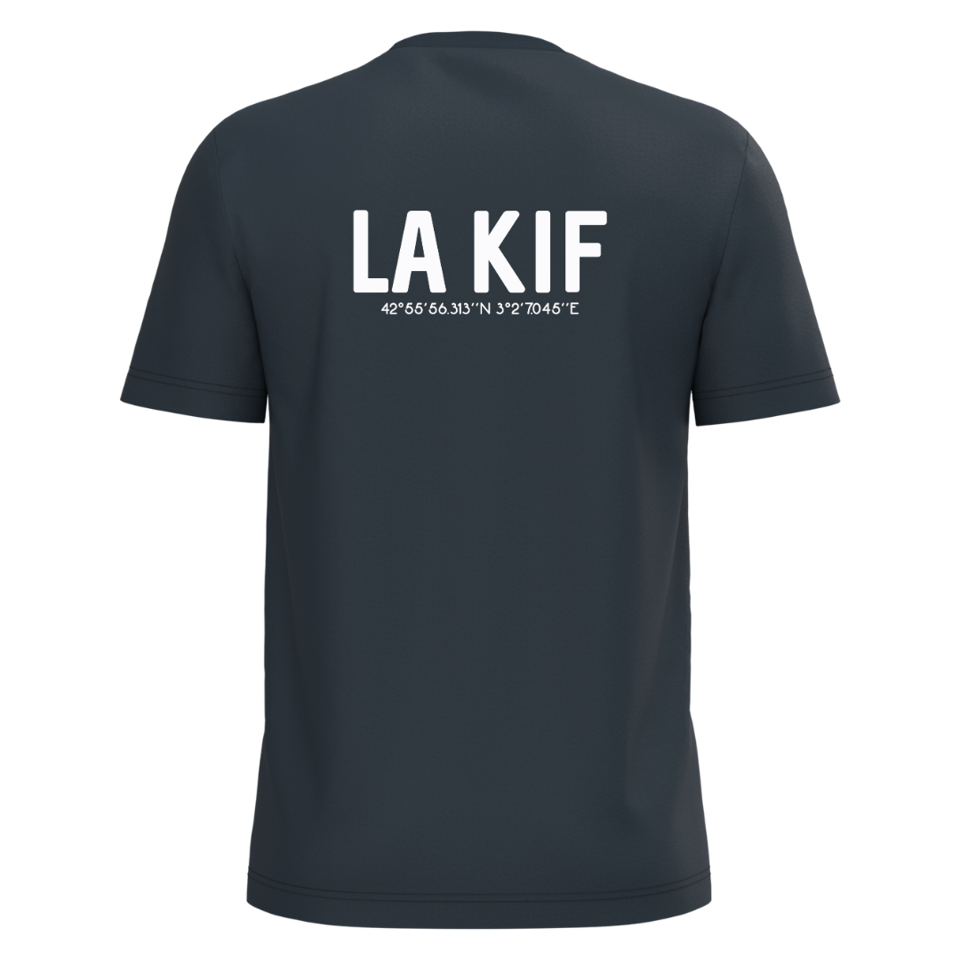 Tee-Shirt Adulte La KIF Bleu Blanc