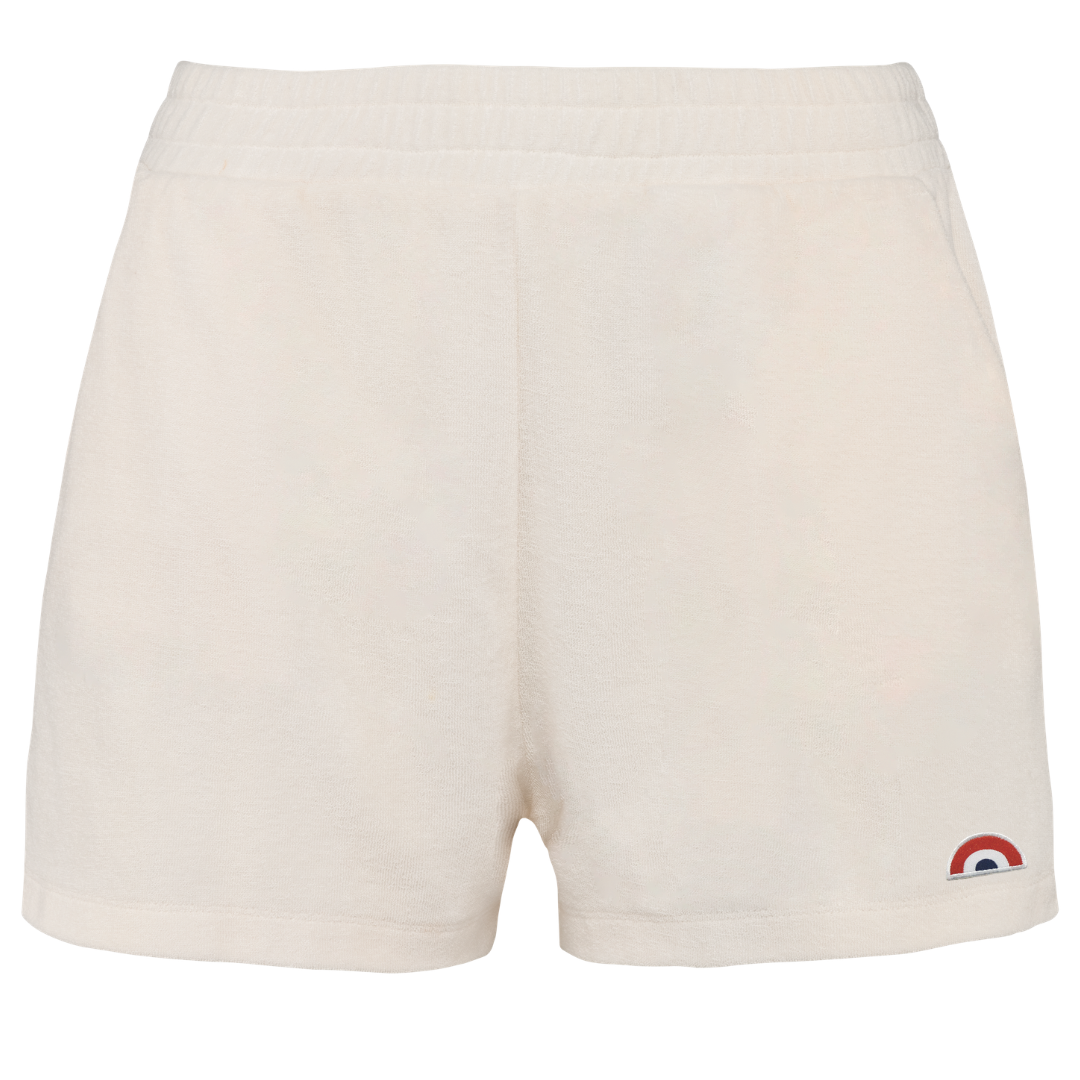 Short Eponge Femme Arc en Ciel Ivoire