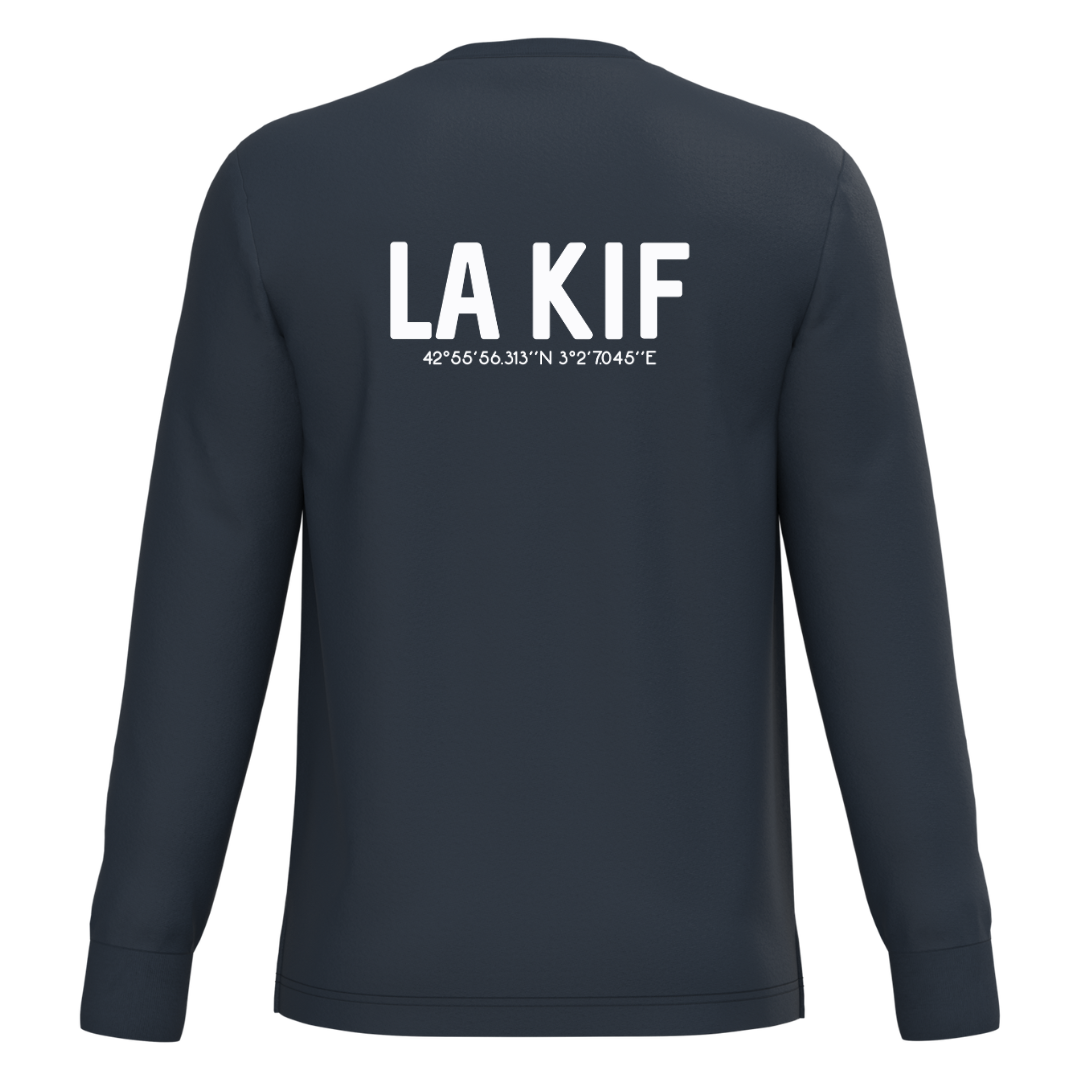 Tee-Shirt Manches Longues Adulte La KIF Bleu