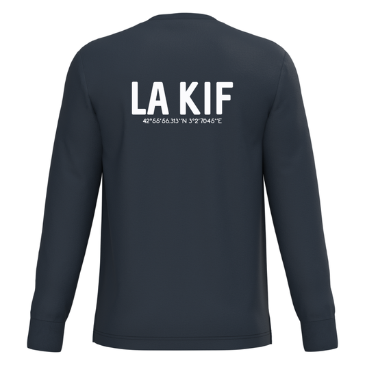 Tee-Shirt Manches Longues Adulte La KIF Bleu