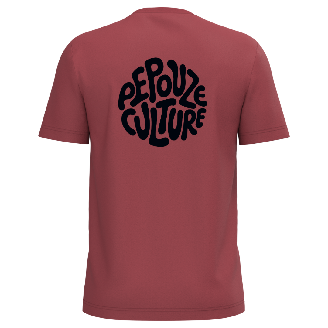 Tee-Shirt Adulte Pepouze Culture Terracotta Noir
