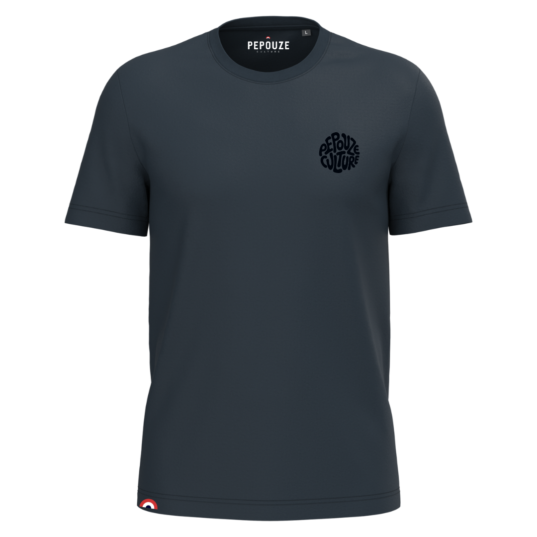 Tee-Shirt Adulte Pepouze Culture Bleu Noir