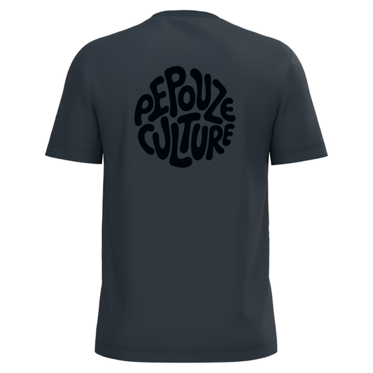 Tee-Shirt Adulte Pepouze Culture Bleu Noir