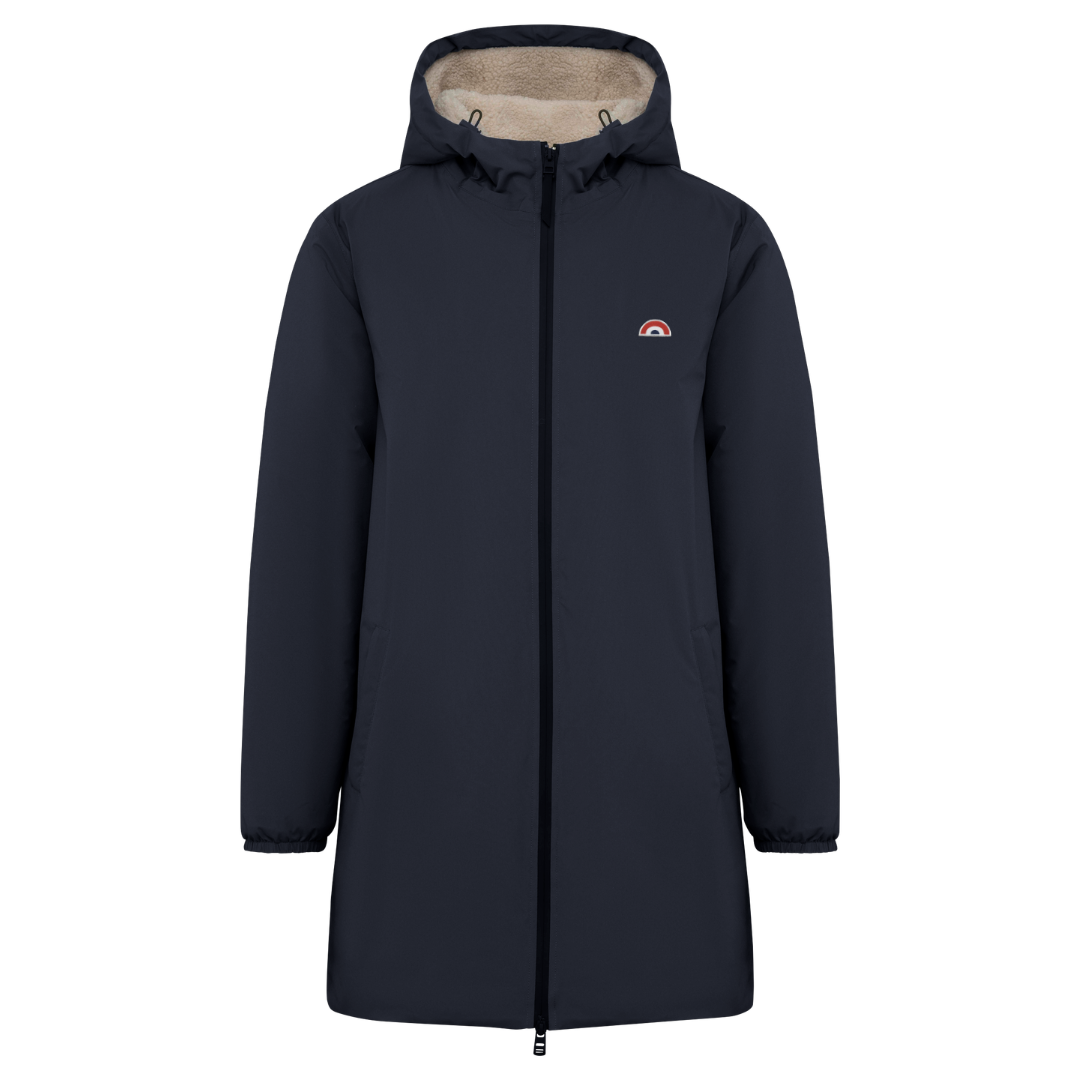 Parka Adulte Imperméable Sherpa Arc-en-Ciel Bleu
