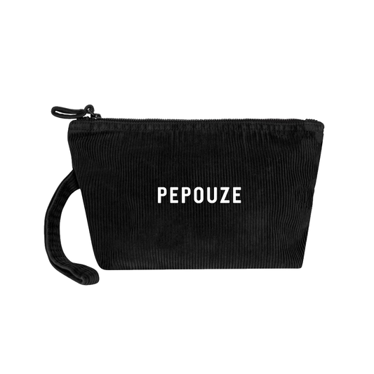 Pochette Velours Pepouze Noir