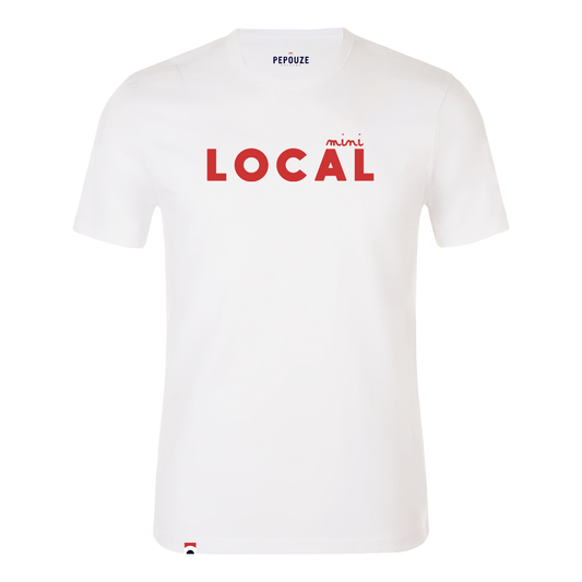 Tee-Shirt Enfant Mini Local Blanc Rouge