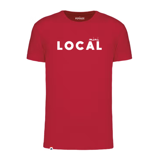 Tee-Shirt Enfant Mini Local Rouge Blanc