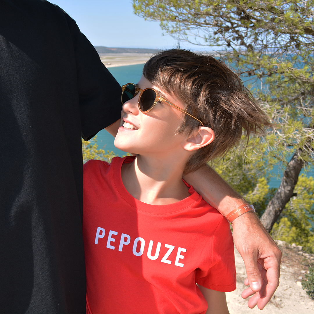 Tee-Shirt Enfant Pepouze Rouge Blanc