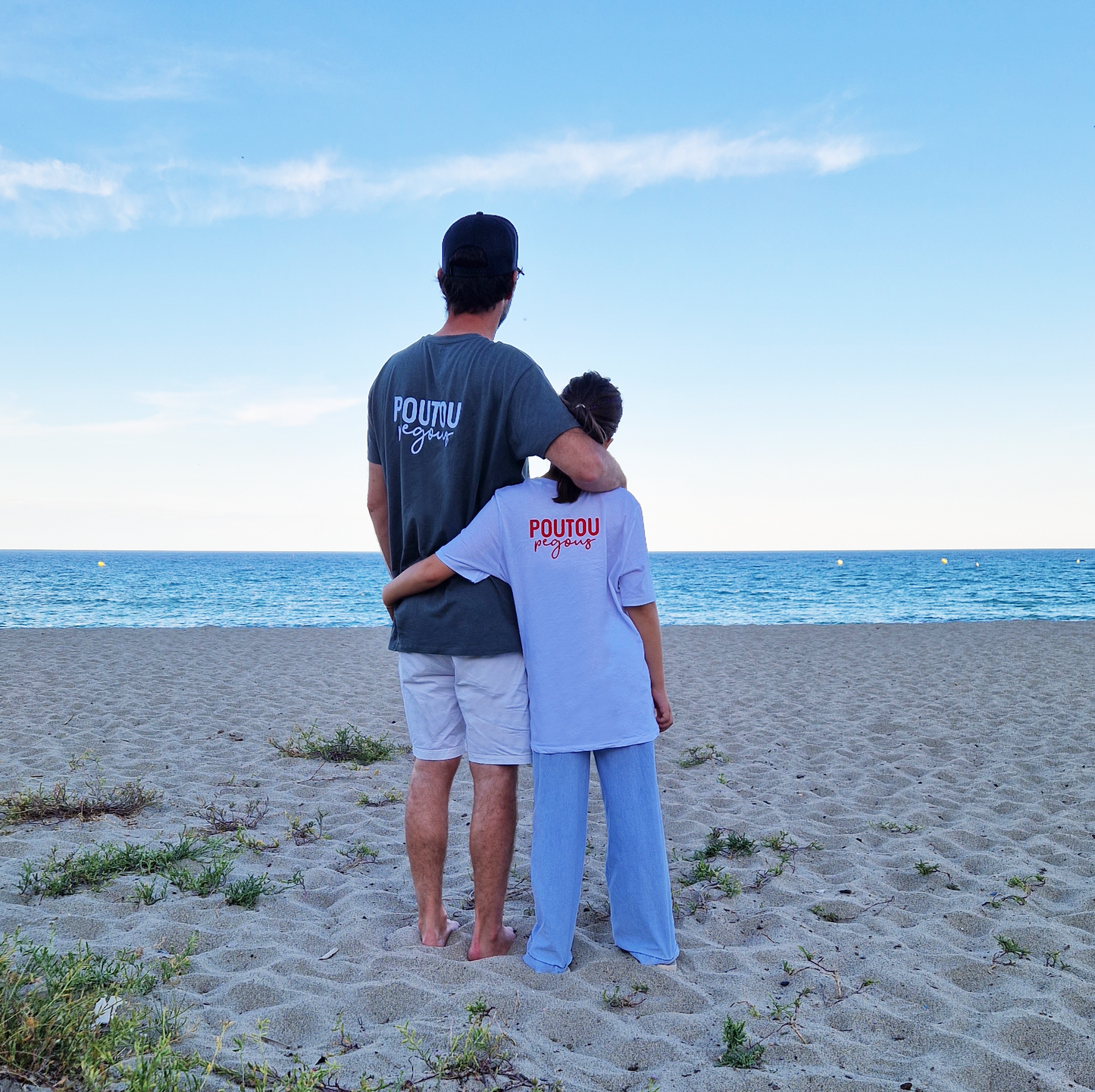 Tee-Shirt Enfant Poutou Pegous Blanc Rouge