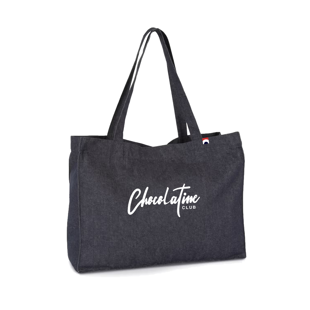 Sac Chocolatine Denim Blanc