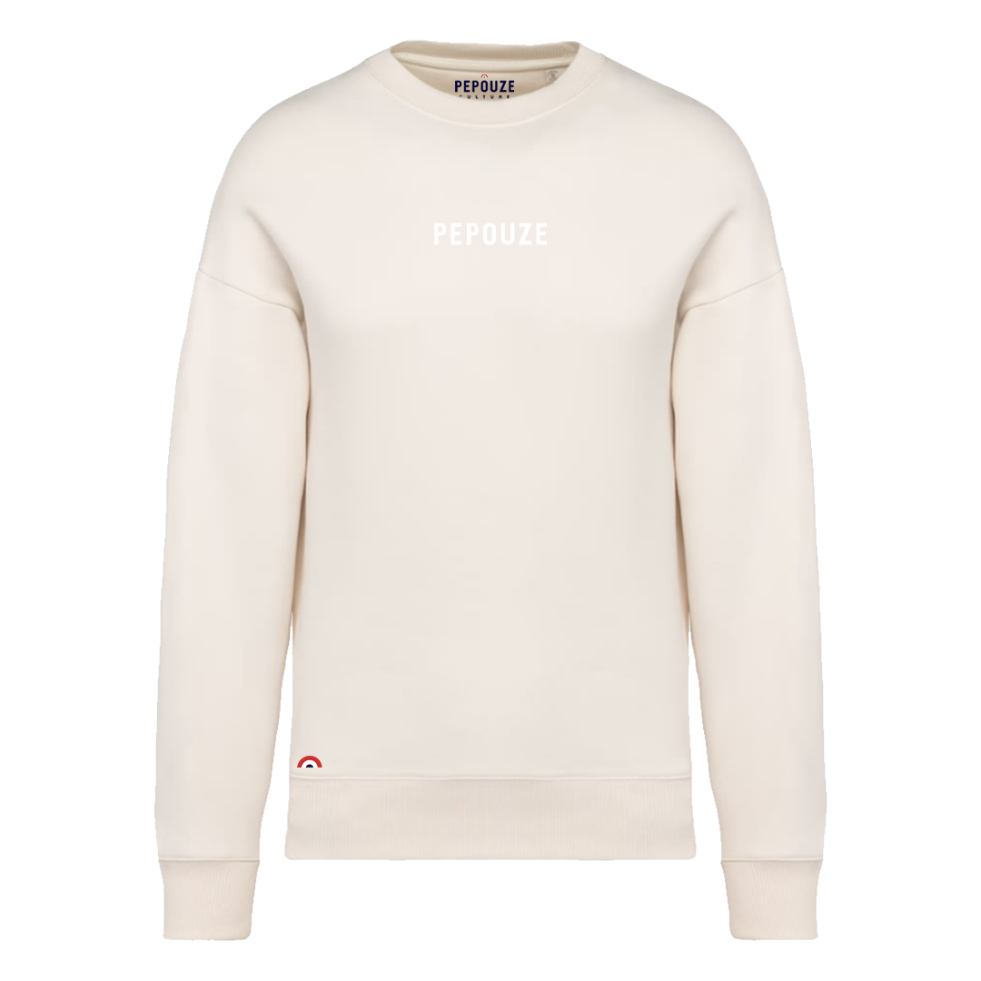 Sweat Adulte Pepouze Ivoire Blanc