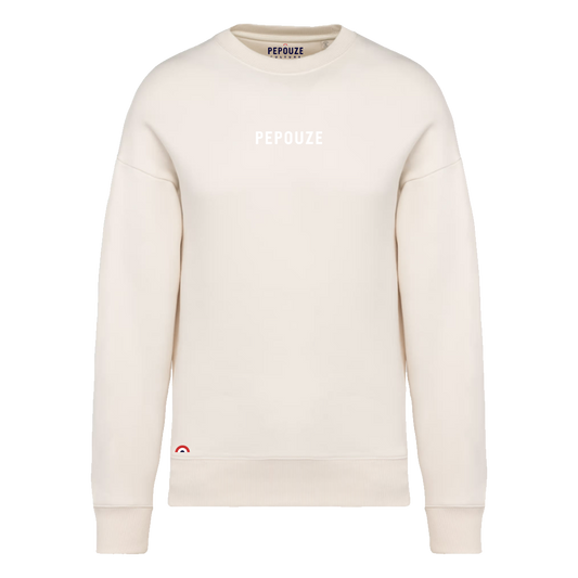 Sweat Adulte Pepouze Ivoire Blanc