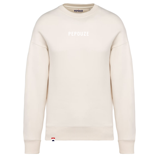 Sweat Adulte Pepouze Ivoire Blanc