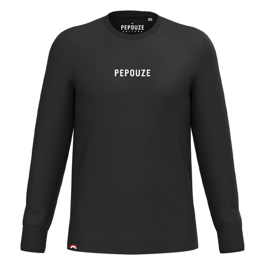 Tee-Shirt Manches Longues Adulte Pepouze Noir