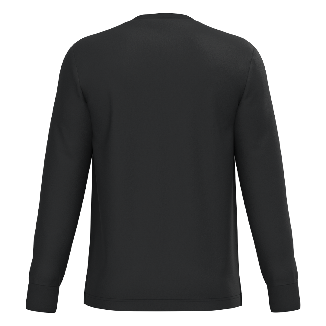 Tee-Shirt Manches Longues Adulte Arc-en-Ciel Noir